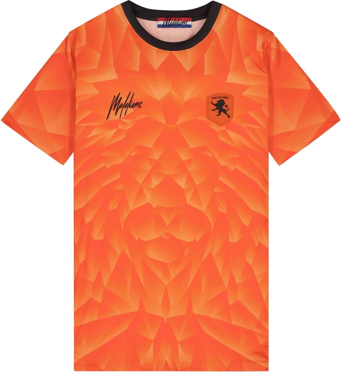 Malelions Wk2022 Gradient T-Shirt - Orange Oranje