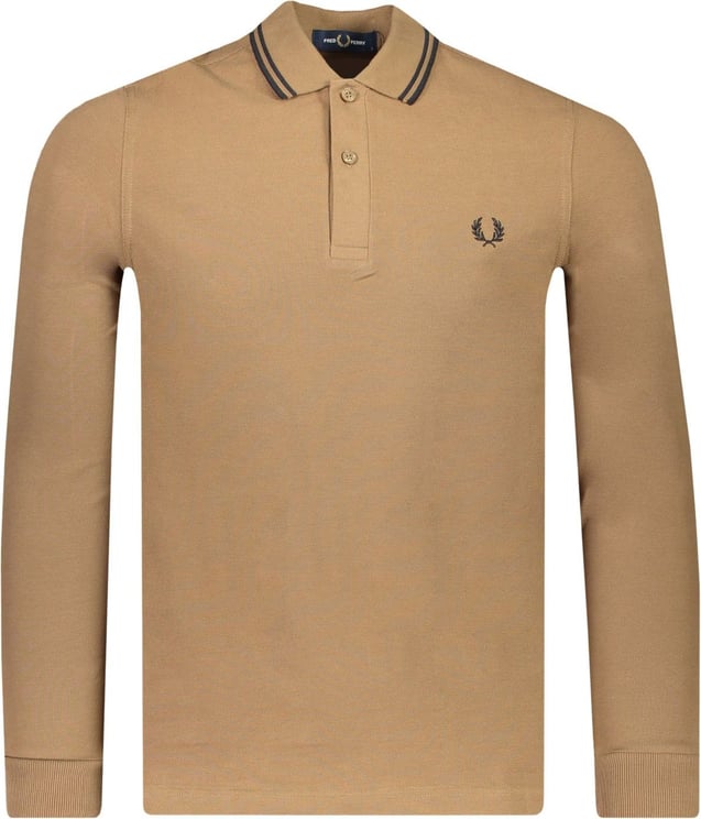 Fred Perry T-shirt Beige Bruin