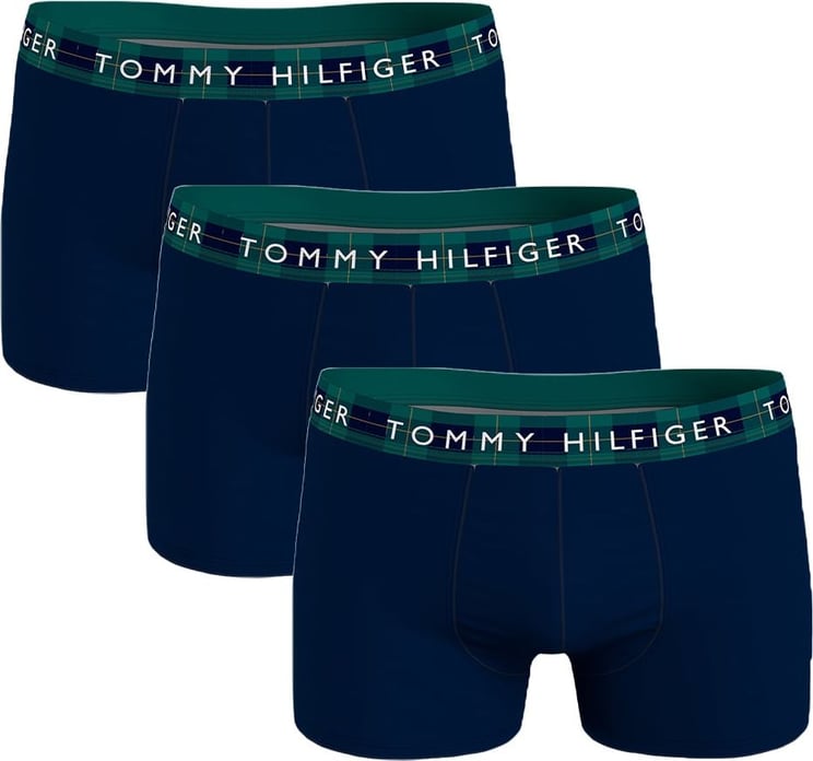 Tommy Hilfiger 3-Pack Trunk Boxers Blauw