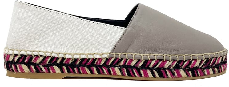 OFF-WHITE Off White Leather Espadrilles Beige
