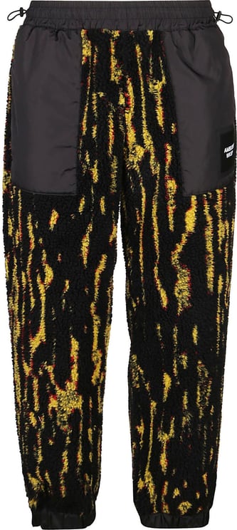 AMBUSH Teddy Jacquard Sweatpants Yellow & Orange Geel