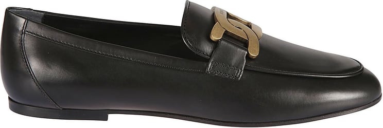 Tod's 79a Chain Loafers Black Zwart