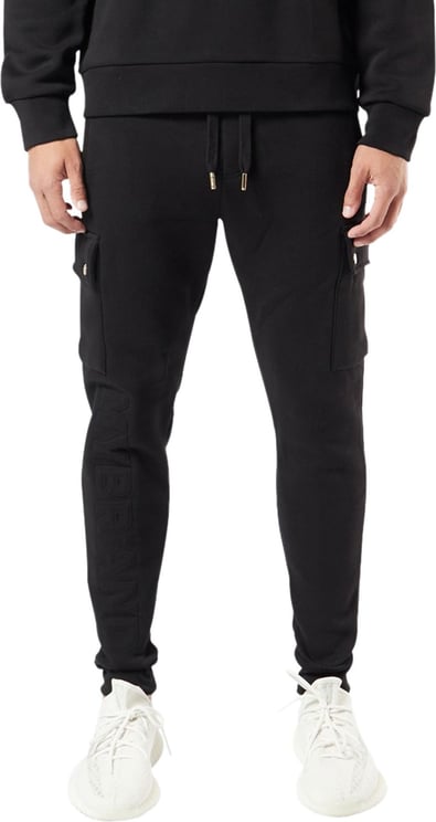 My Brand embossed jogging pants Zwart