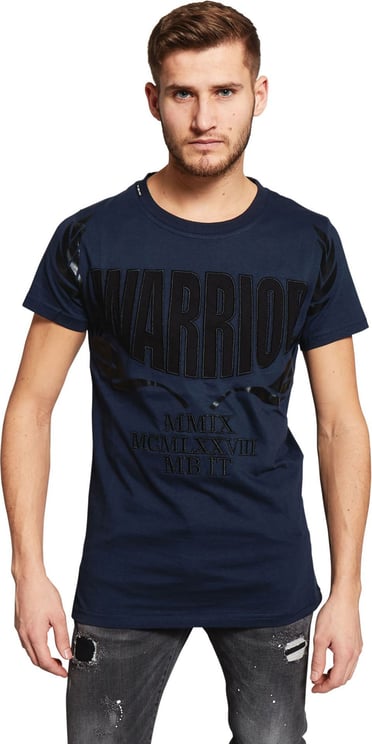 My Brand warrior t-shirt Blauw