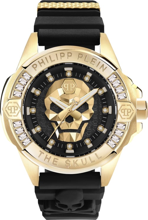 Philipp Plein PWNAA0122 The $kull Genderless horloge 41 mm Zwart