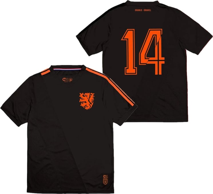 Cruyff Nederlands Elftal Shirt Uit Zwart