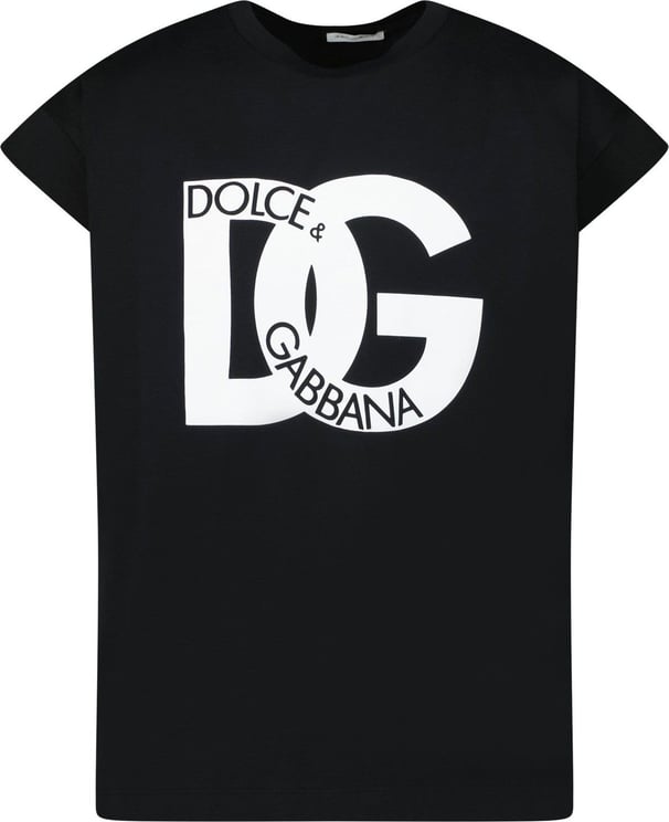 Dolce & Gabbana Dolce & Gabbana L5JTID G7I0E kinder t-shirt zwart Zwart