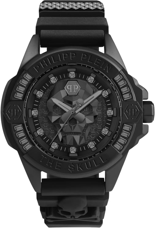 Philipp Plein PWNAA0322 The $kull Genderless horloge 41 mm Zwart