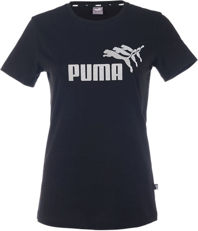Puma T-shirt Woman Ess+metallic Spark Tee 674224.01 Zwart