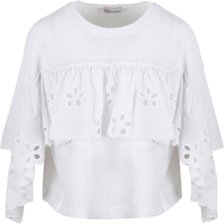 Valentino Red Valentino Embroidered Top Wit