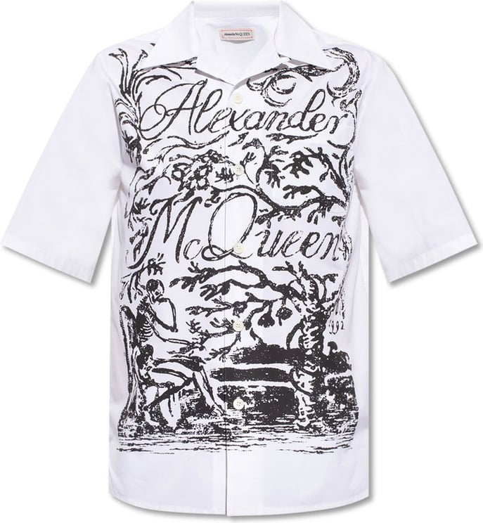 Alexander McQueen Alexander Mcqueen Short Sleeve Shirt Wit