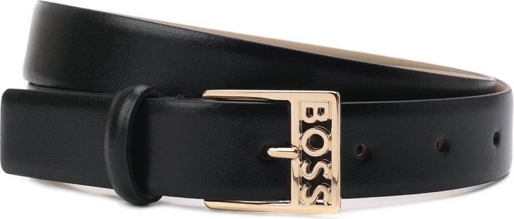 Hugo Boss Alicia Logo Buckle Belt Zwart