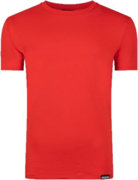 Dsquared2 Round Neck Back Logo Heren T-Shirt Rood Rood