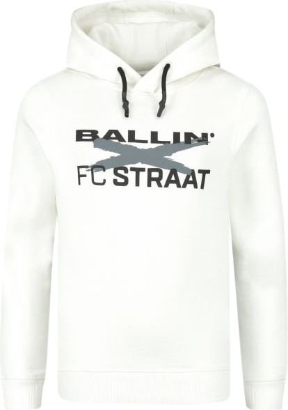 Ballin Amsterdam Logo Hoodie Wit Wit