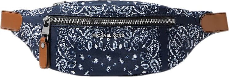 Michael Kors Hudson Bandana Print Belt Bag Blauw