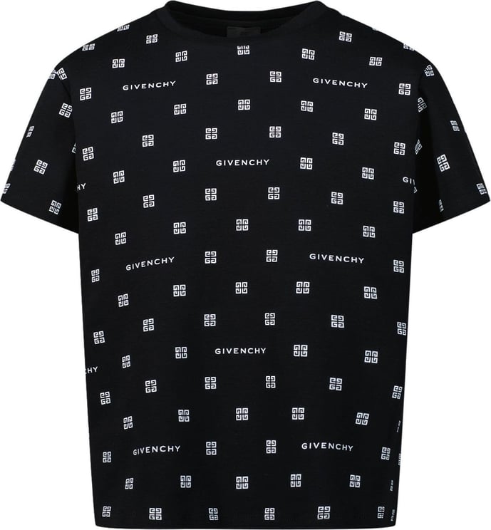 Givenchy Givenchy H15323 kinder t-shirt zwart Zwart