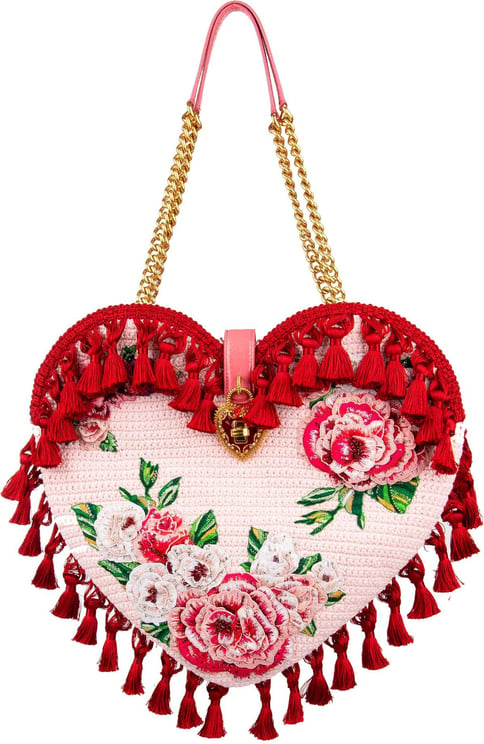 Dolce & Gabbana Dolce & Gabbana My Heart Crochet Bag Roze