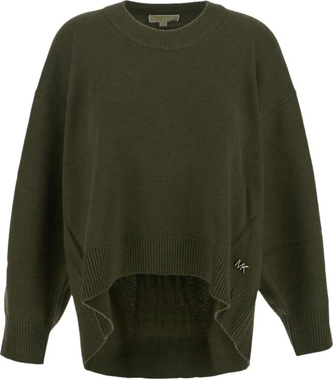 Michael Kors Olive Green Knit Sweater Groen