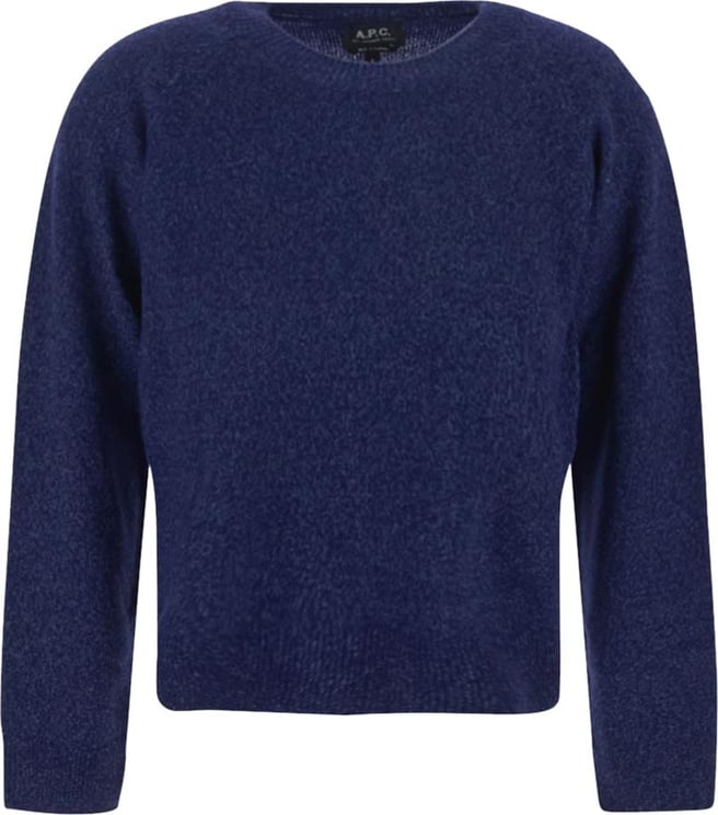 A.P.C. Blue Sweater Blauw