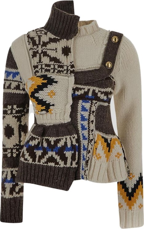 Sacai Knit Sweater Wit