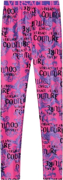 Versace Jeans Couture Legging Print Logo Roze
