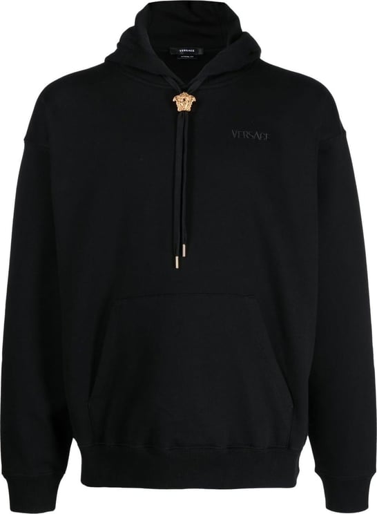 Versace Sweaters Black Black Zwart