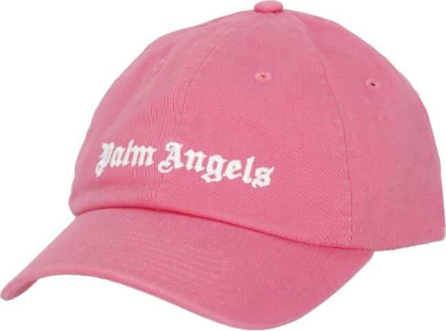 Palm Angels Hats Baby Pink White Roze