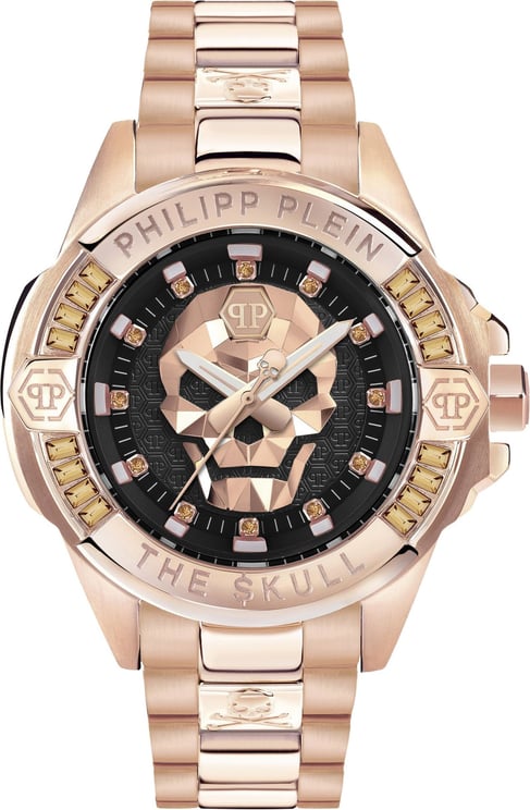 Philipp Plein PWNAA0922 The $kull Genderless horloge 41 mm Zwart