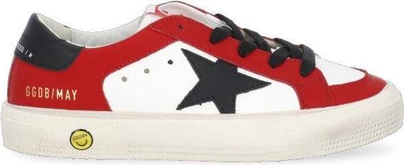 Golden Goose Sneakers White/strawberry Red/black Zwart