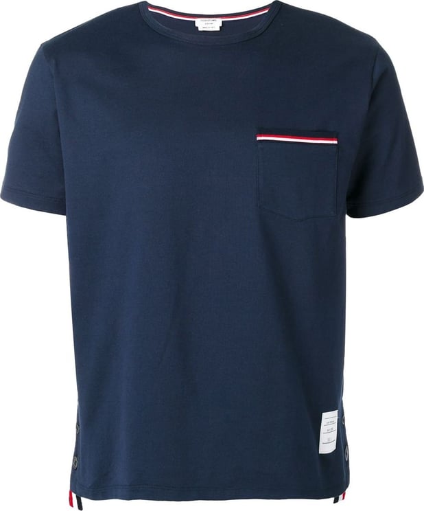 Thom Browne T-shirts and Polos Blue Blue Blauw