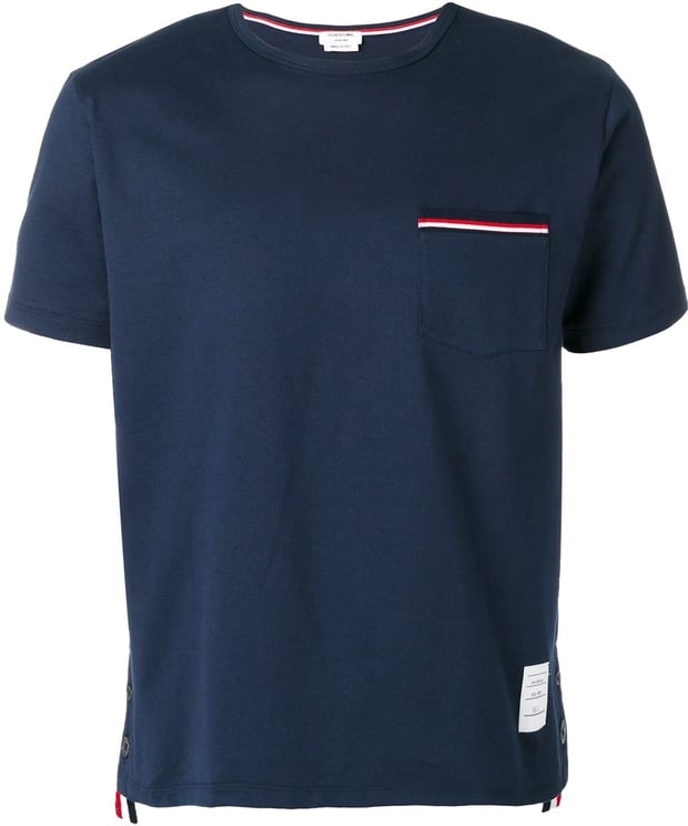 Thom Browne T-shirts and Polos Blue Blue Blauw