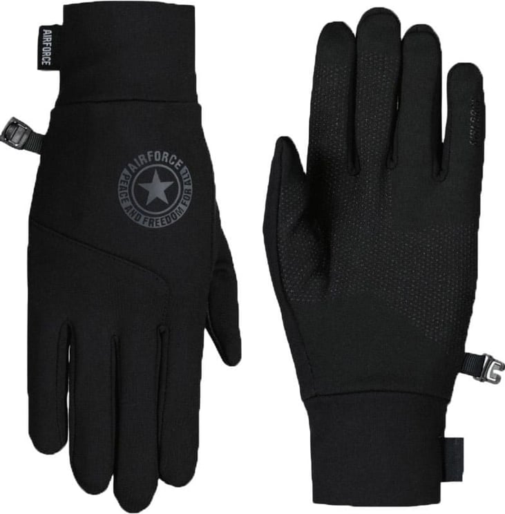Airforce Handschoen Zwart Zwart