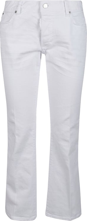 Dsquared2 Bell Bottom Jeans White Wit
