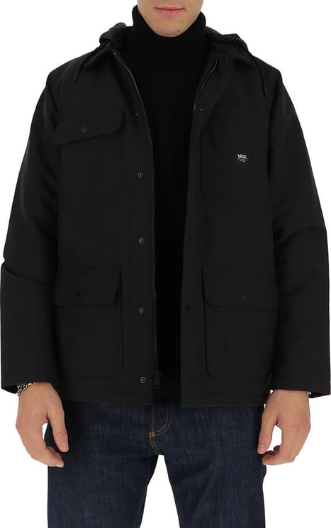 Vans Jacket Man Clothing Zwart