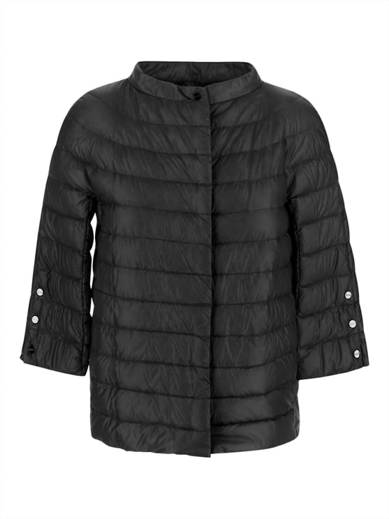 Herno Down Jacket Woman Clothing Zwart