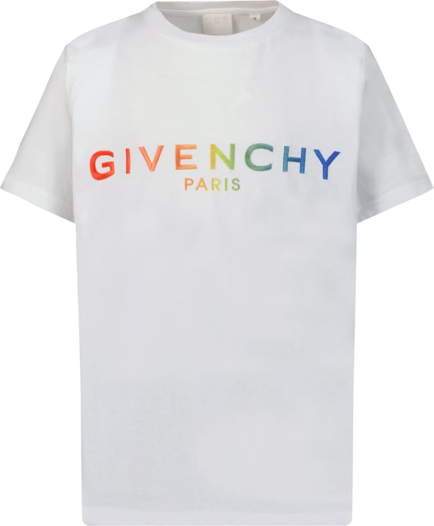 Givenchy Givenchy H25412 kinder t-shirt wit Wit