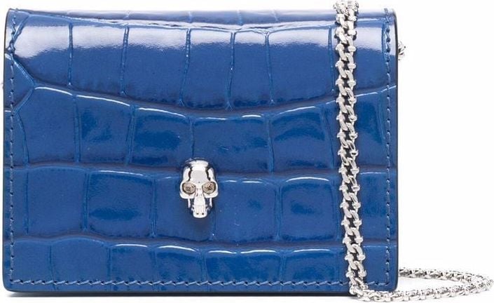 Alexander McQueen Wallets Blue Blauw