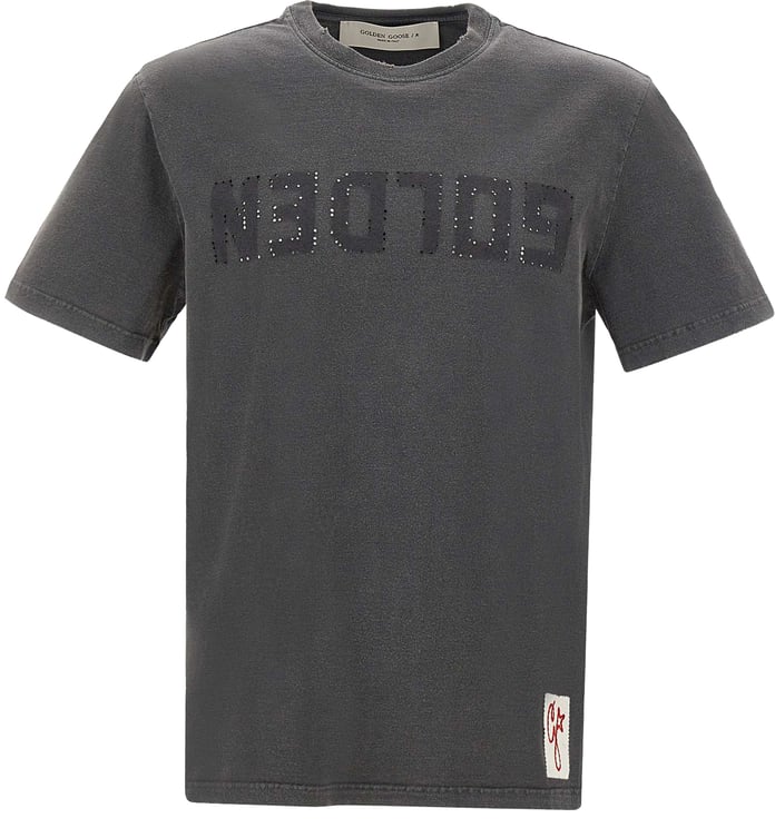 Golden Goose T-shirts And Polos Grey Gray Grijs