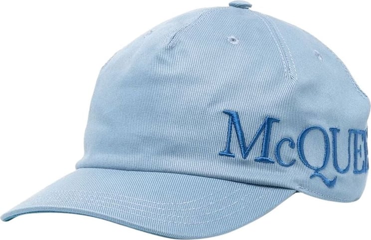 Alexander McQueen Hats Blue Blauw