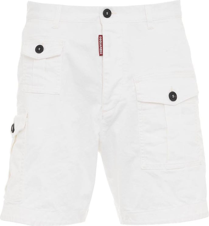 Dsquared2 Cargo Shorts Sexy White Wit