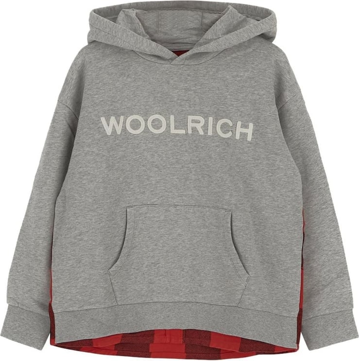 Woolrich Grey Hoodie Grijs