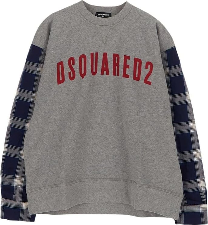 Dsquared2 Slouch Fit Sweater Grijs