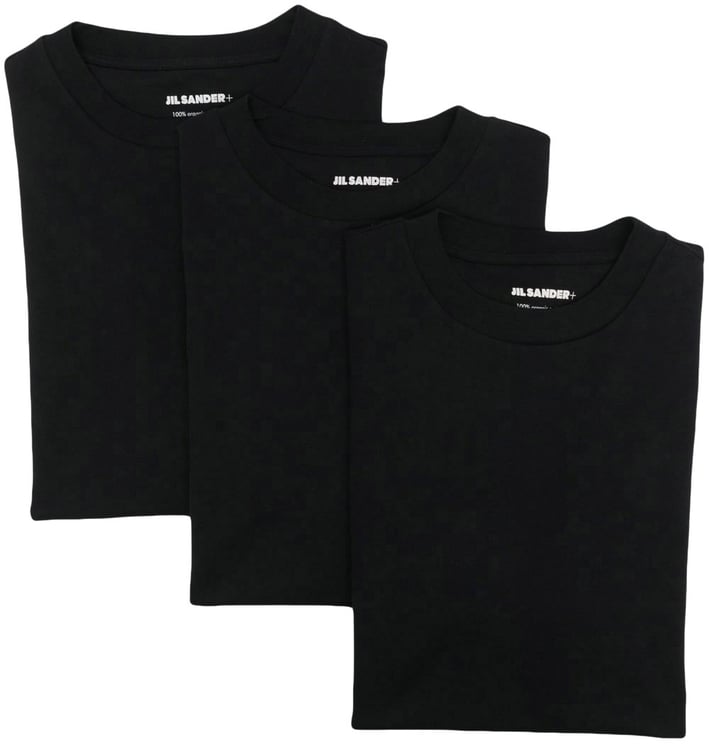 Jil Sander T-shirts And Polos Black Zwart