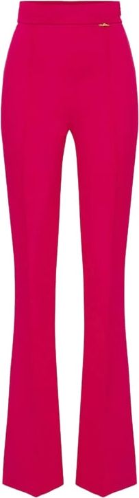 Elisabetta Franchi Trousers Fuchsia Pink Roze