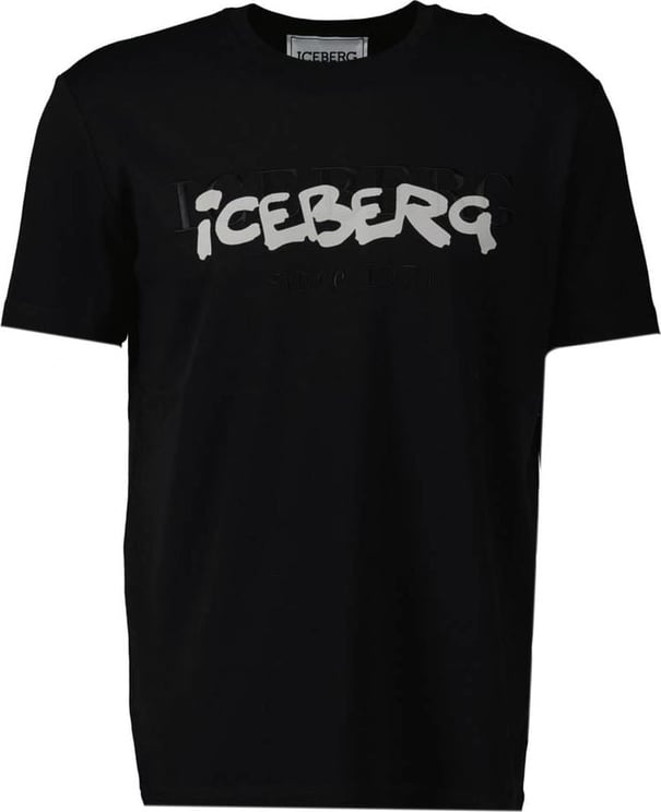 Iceberg T-shirt F027 Zwart