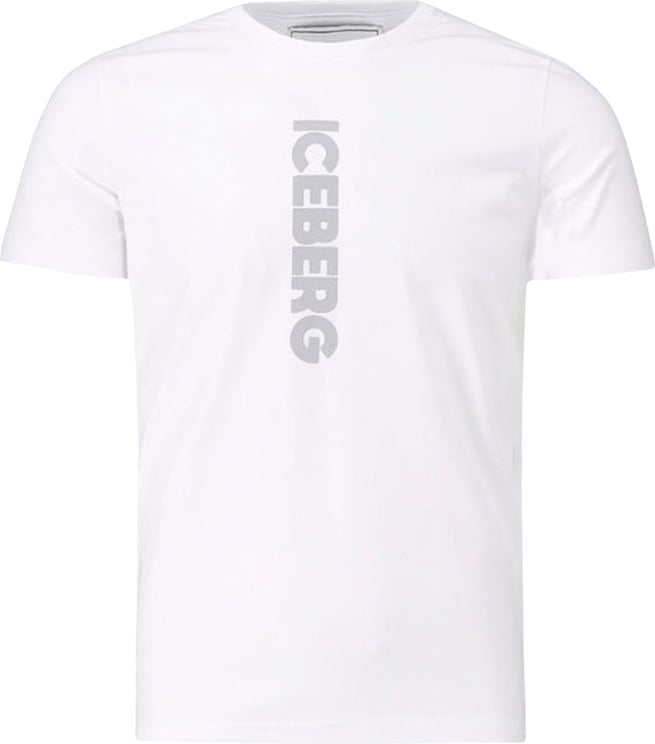 Iceberg Logo T-Shirt Wit Wit