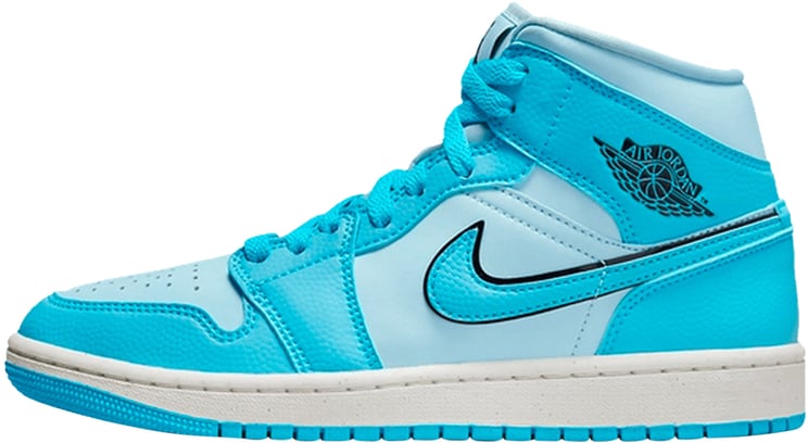 Nike Air Jordan 1 Mid SE Ice Blue (W) Divers