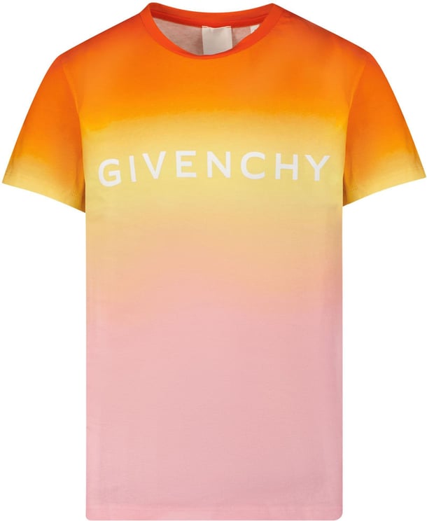 Givenchy Givenchy H15305 kinder t-shirt geel Geel