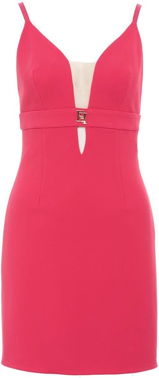 Elisabetta Franchi Mini Dress Pink Roze