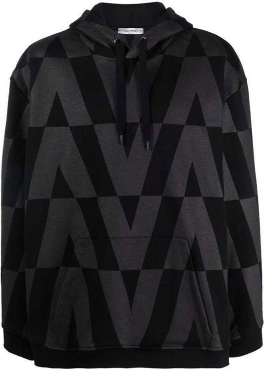Valentino Valentino Cotton Logo Sweatshirt Zwart